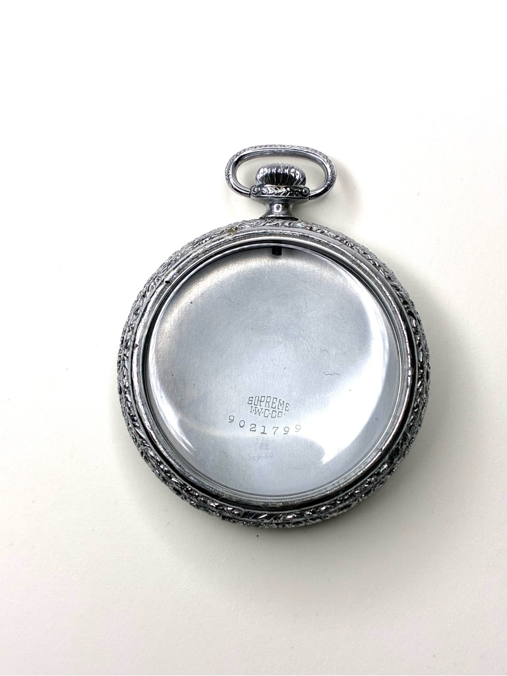 Supreme Watch Co. Silver Pocket Watch Case